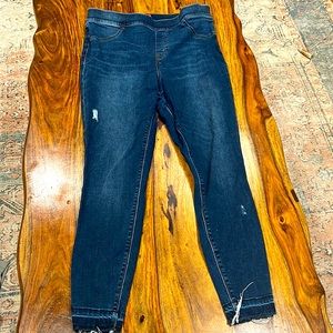 Spanx jeans. Size xl. Stretchy. Distressed.